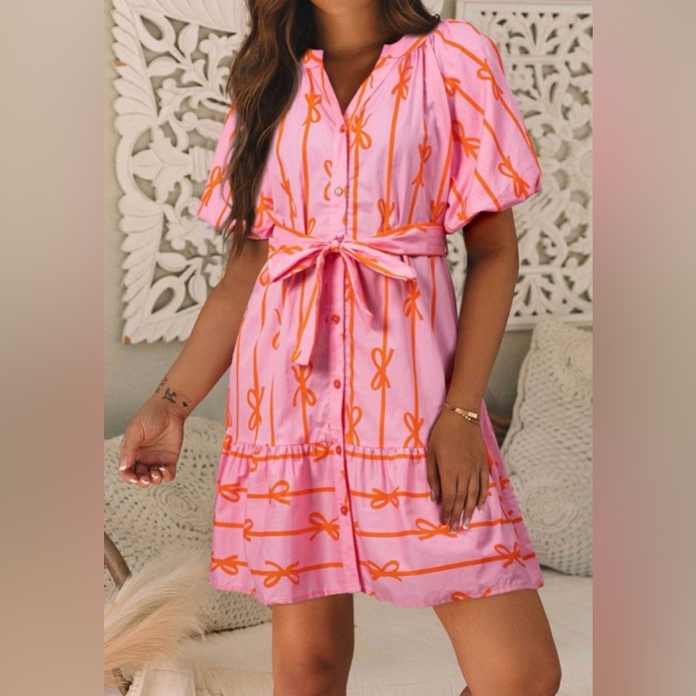 UMGEE Pink and Orange Dress